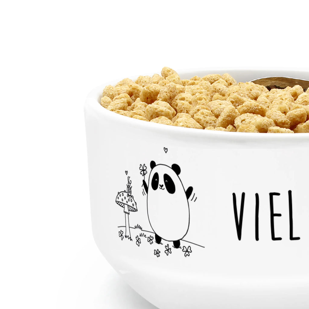 Muesli Bowl Panda Happiness cereal bowl, ceramic bowl, cereal dish, breakfast bowl, snack bowl, fruit bowl, salad bowl, dessert bowl, soup bowl, porcelain bowl, bowl