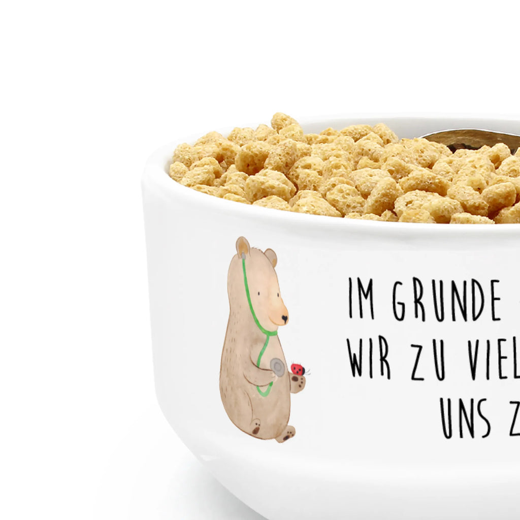 miska na musli niedźwiedź lekarz Niedźwiedź, Miś, Pluszowy miś