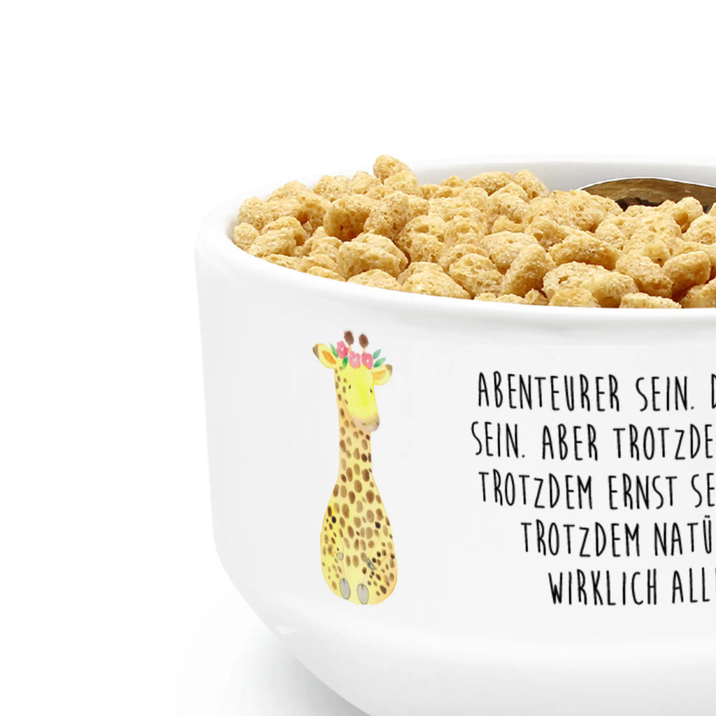 miska na musli żyrafa Wieniec kwiatów Afryka, dzikie zwierzęta