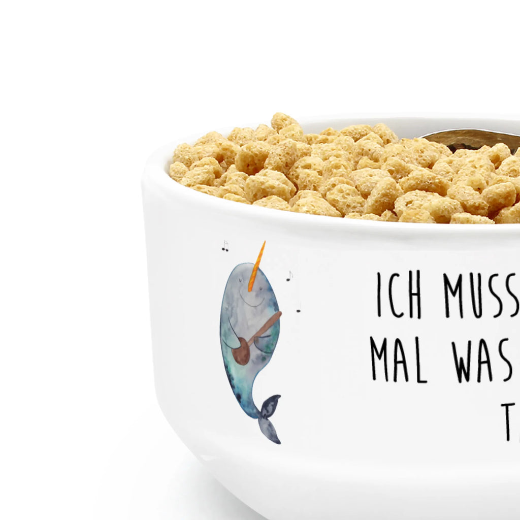 Muesli Bowl narwhal guitar soup bowl, fruit bowl, bowl, snack bowl, breakfast bowl, salad bowl, ceramic bowl, cereal dish, cereal bowl, dessert bowl, porcelain bowl, Seafood, aquatic animals, ocean, sea, fish, shells, corals, reef, whale, narwhal, sea urchin, lobster, platypus, turtle, manatee, crocodile, orca, shrimp, gifts for seafood lovers, water world, underwater animals, underwater world, vacation, deep sea, seafood fans, gift ideas, seafood decoration, seafood posters, problem solving, frustration, guitar, dancing, problems, talks