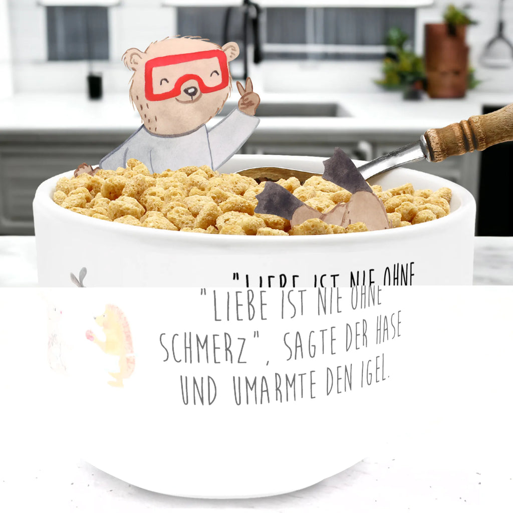 miska na musli królik jeż Motywy zwierzęce, dobra energia, zabawne powiedzonka, zwierzęta