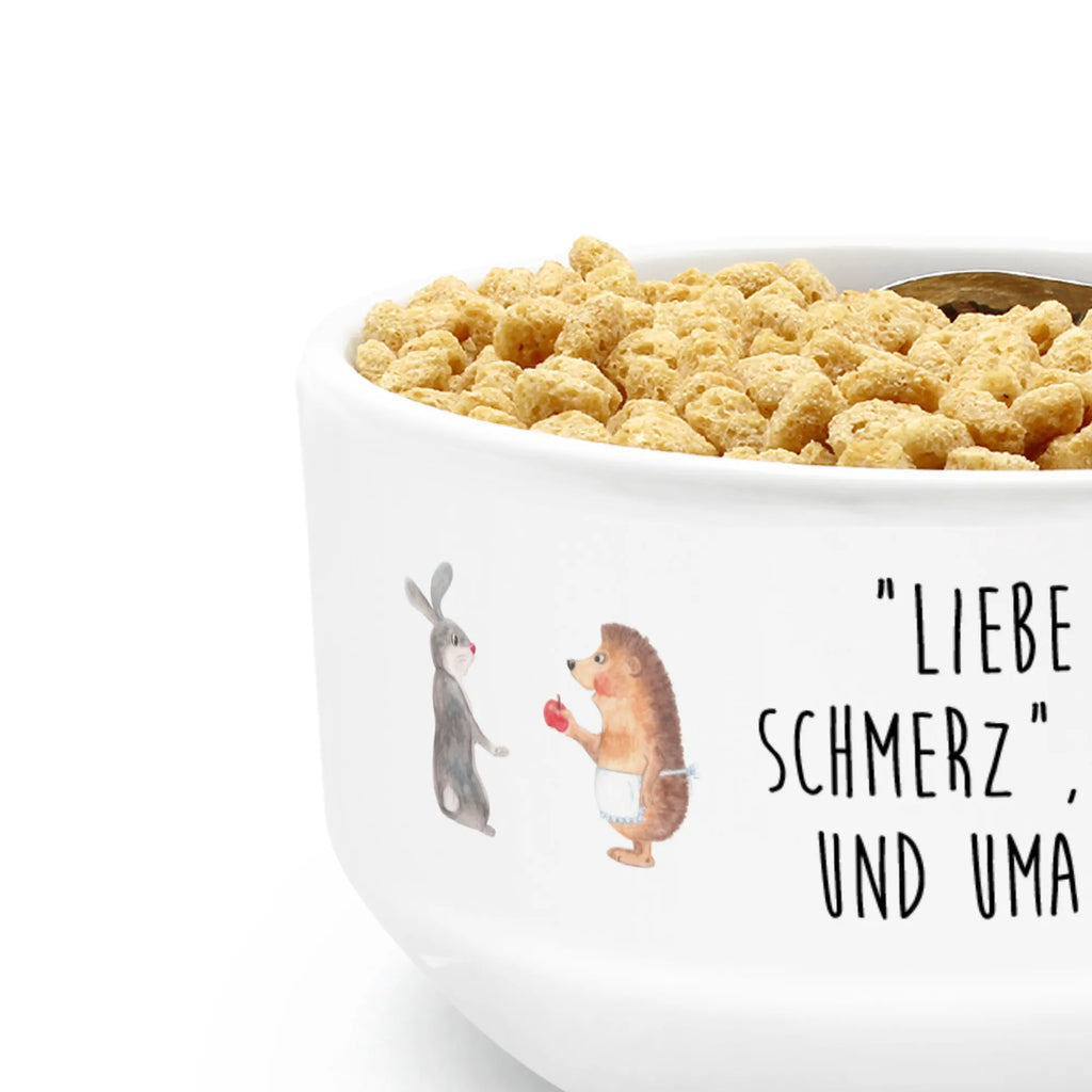 miska na musli królik jeż Motywy zwierzęce, dobra energia, zabawne powiedzonka, zwierzęta