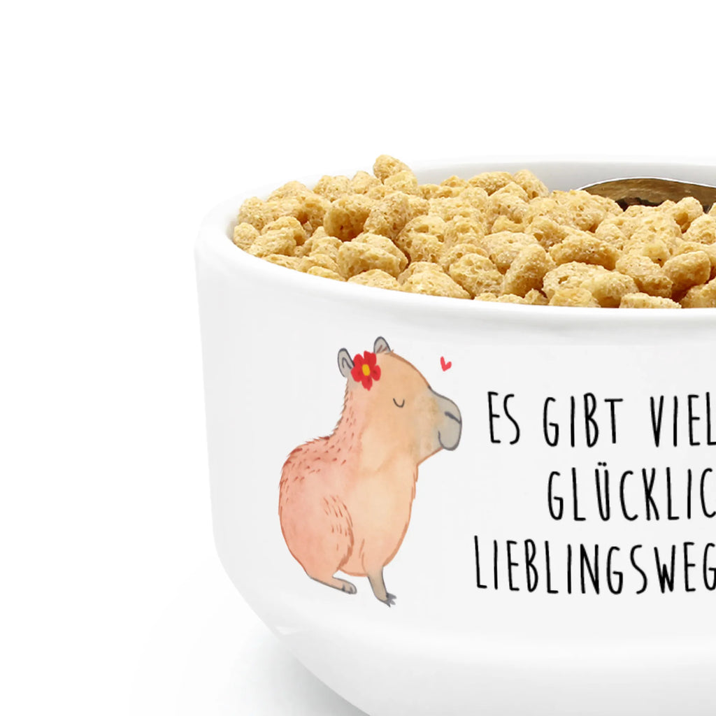 Muesli Bowl Capybara flower bowl, breakfast bowl, dessert bowl, snack bowl, cereal dish, soup bowl, ceramic bowl, fruit bowl, porcelain bowl, salad bowl, cereal bowl, small animals, cute, funny, cute animal motives, hand drawn, small world, funny sayings, good mood, happy, gifts, gift ideas, special gifts, animal lover, card