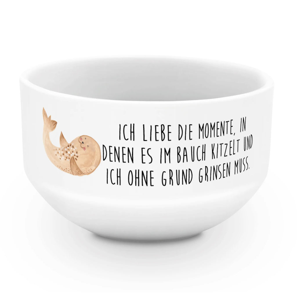 miska na musli foka Leżeć Motywy zwierzęce, dobra energia, zabawne powiedzonka, zwierzęta