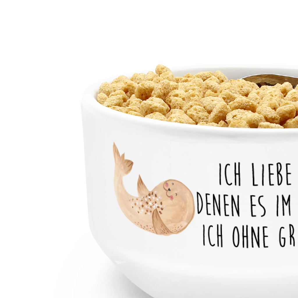 miska na musli foka Leżeć Motywy zwierzęce, dobra energia, zabawne powiedzonka, zwierzęta