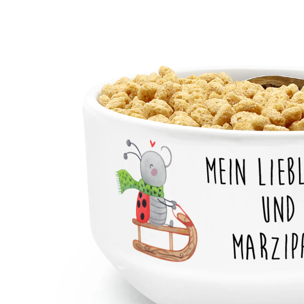 miska na musli Smörle jazda na sankach Zima, Boże Narodzenie, dekoracje świąteczne, Mikołaj, Adwent, Wigilia, zimowy motyw