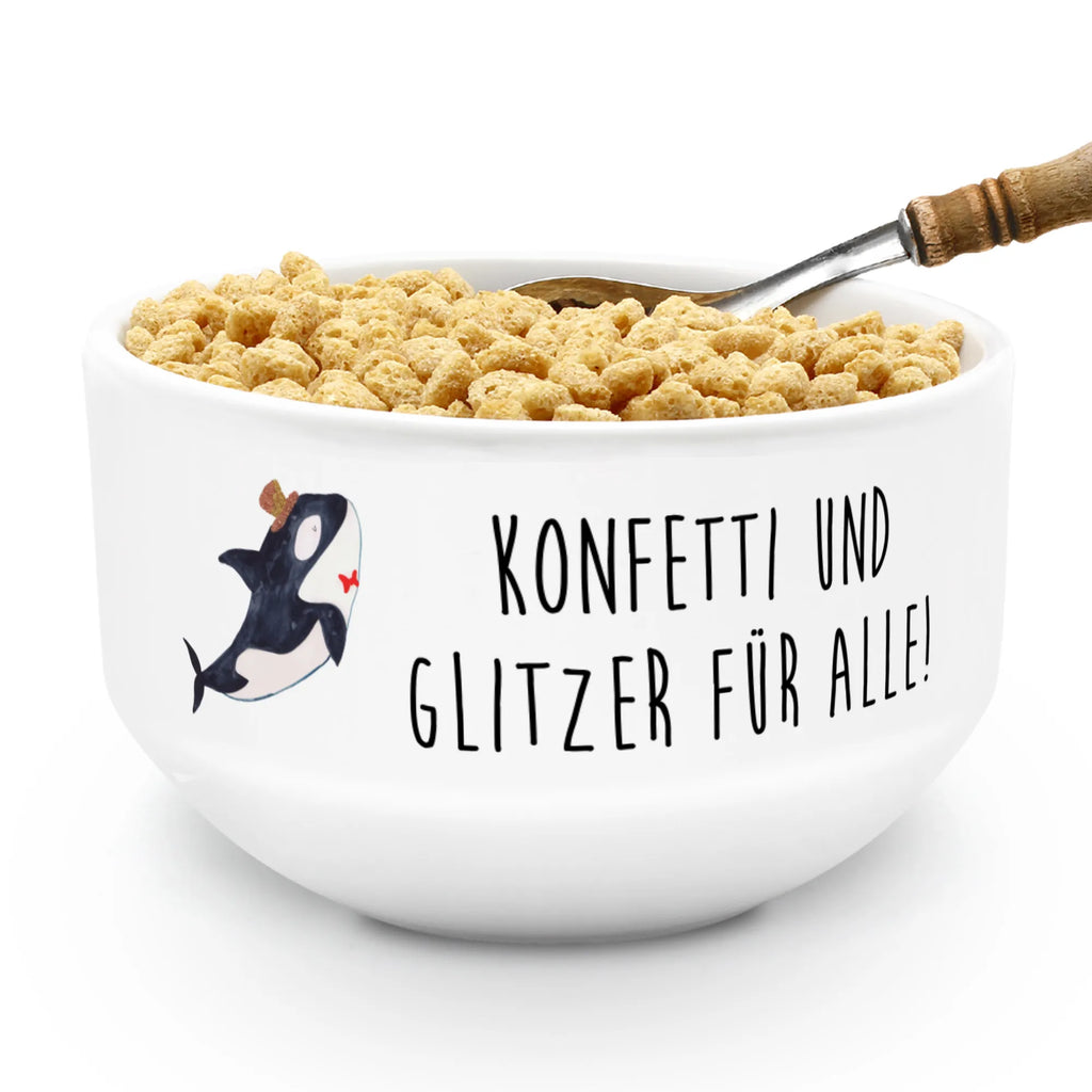 Muesli Bowl orca cylinder porcelain bowl, cereal bowl, cereal dish, fruit bowl, ceramic bowl, soup bowl, breakfast bowl, bowl, dessert bowl, salad bowl, snack bowl, Seafood, aquatic animals, ocean, sea, fish, shells, corals, reef, whale, narwhal, sea urchin, lobster, platypus, turtle, manatee, crocodile, orca, shrimp, gifts for seafood lovers, water world, underwater animals, underwater world, vacation, deep sea, seafood fans, gift ideas, seafood decoration, seafood posters, congratulations, glitter, party, birthday, feast, confetti, celebration