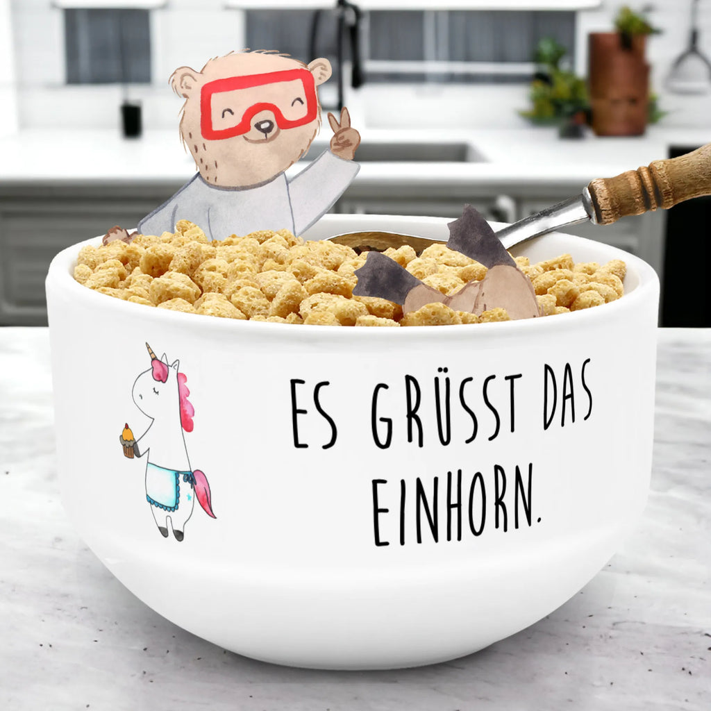 Muesli Bowl unicorn muffins snack bowl, cereal bowl, porcelain bowl, ceramic bowl, soup bowl, fruit bowl, dessert bowl, cereal dish, breakfast bowl, salad bowl, bowl, unicorn, unicorns, Congratulations, Love Greetings, Unicorn, Cookies, Baking, cook present, Birthday Greetings, Birthday, Muffin, cook gift