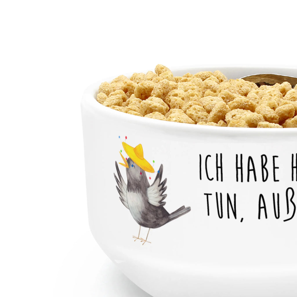 Müslischale Rabe mit Sombrero Suppenschüssel, Müslischale mit Spruch, Müsli schalen, Salatschüssel, Porzellan Schale, Dessertschüssel, Frühstücksschalen, Früstücksschüssel, Keramik Schüssel, Müslischale Keramik, Keramik Müslischale, Müslischale, Müslischüssel, Müslischale Porzellan, Obstschale, Müslischalen bunt, Schüssel, Snackschale, Weiße Müslischalen, Schöne Müslischalen, Müslischale lustig, Bunte Müslischalen, Müsli schale, Tiermotive, Gute Laune, lustige Sprüche, Tiere, Spruch positiv, Vogel, Elster, Rabe, Vögel, fröhlich sein, Motivation, froh, Glück Spruch, glücklich sein