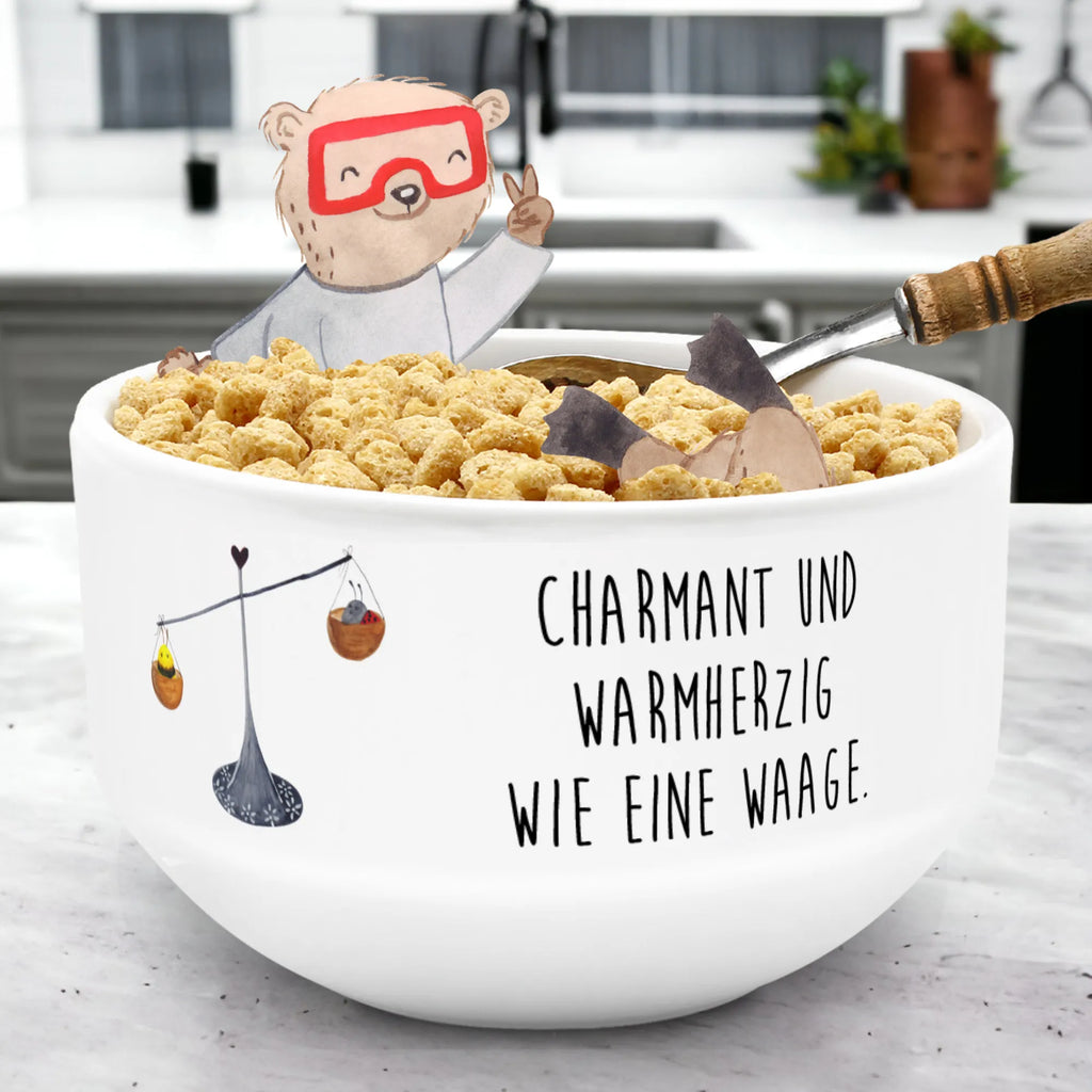 Muesli Bowl Star sign Scale bowl, cereal bowl, soup bowl, porcelain bowl, fruit bowl, snack bowl, salad bowl, dessert bowl, cereal dish, ceramic bowl, breakfast bowl, constellations, birthdays, astrology, zodiac, date of birth, month of birth, gift October, Libra, balance, bumble bee, ladybird, bee, birthday September, birthday October, Libra gift, gift September, Libra zodiac sign