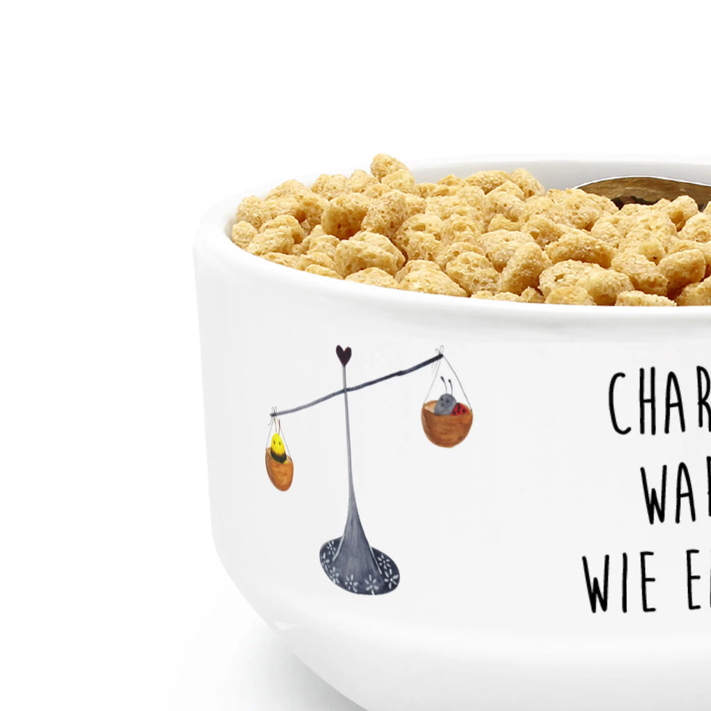 Muesli Bowl Star sign Scale bowl, cereal bowl, soup bowl, porcelain bowl, fruit bowl, snack bowl, salad bowl, dessert bowl, cereal dish, ceramic bowl, breakfast bowl, constellations, birthdays, astrology, zodiac, date of birth, month of birth, gift October, Libra, balance, bumble bee, ladybird, bee, birthday September, birthday October, Libra gift, gift September, Libra zodiac sign
