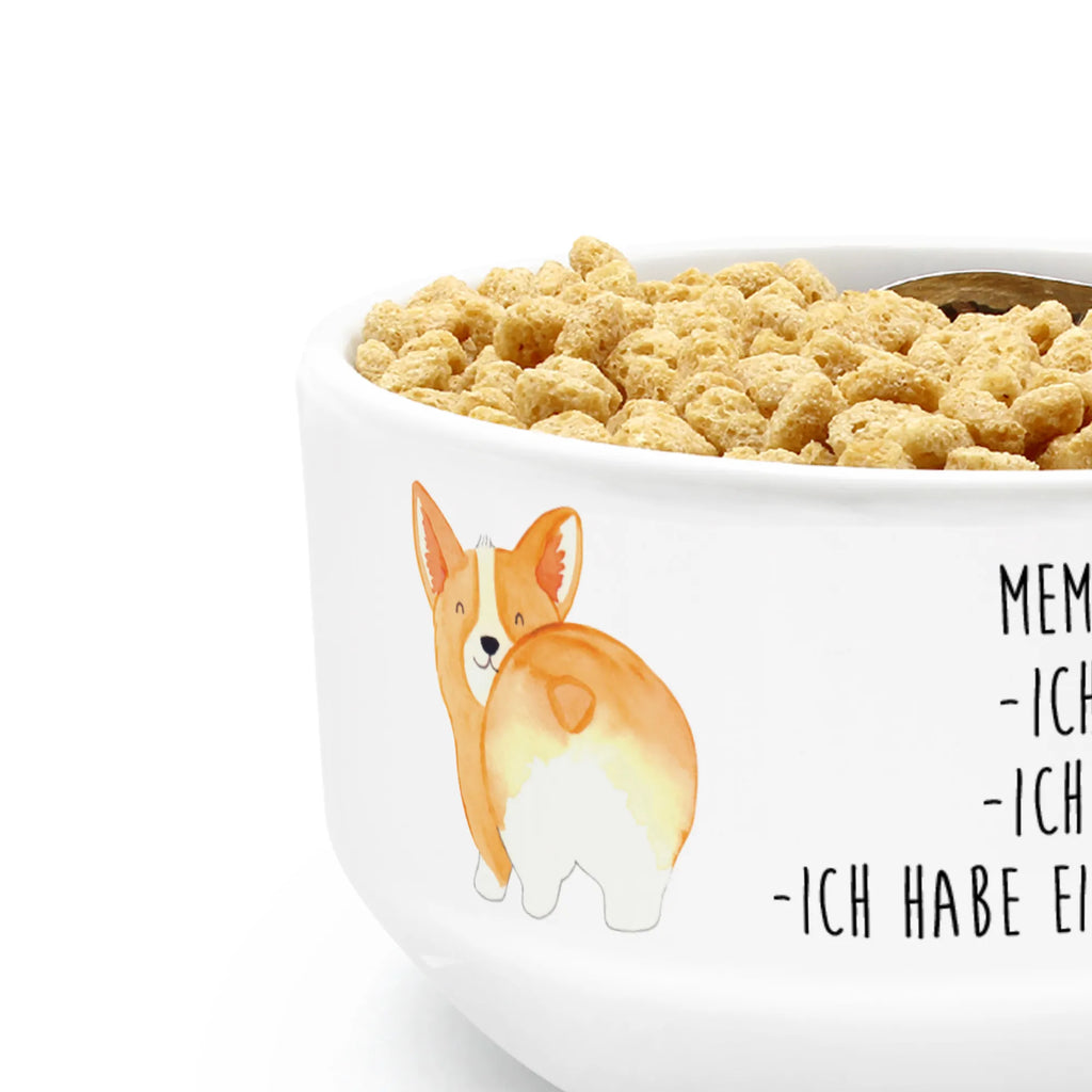 miska na musli Corgi tyłek Pies, motyw psa, zwierzę domowe, rasa psa, miłośnik zwierząt, właściciel psa, powiedzenia