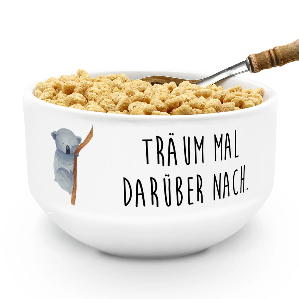 Müslischale Koalabär Früstücksschüssel, Müsli schale, Porzellan Schale, Keramik Schüssel, Schüssel, Keramik Müslischale, Bunte Müslischalen, Müslischale mit Spruch, Salatschüssel, Müslischale Keramik, Müsli schalen, Müslischale lustig, Schöne Müslischalen, Müslischalen bunt, Müslischale Porzellan, Weiße Müslischalen, Dessertschüssel, Müslischale, Frühstücksschalen, Snackschale, Müslischüssel, Suppenschüssel, Obstschale, Tiermotive, Gute Laune, lustige Sprüche, Tiere, träumen, Schlafzimmer, schlafen, Traumland, Bär, Koala, Koalabär, Traum