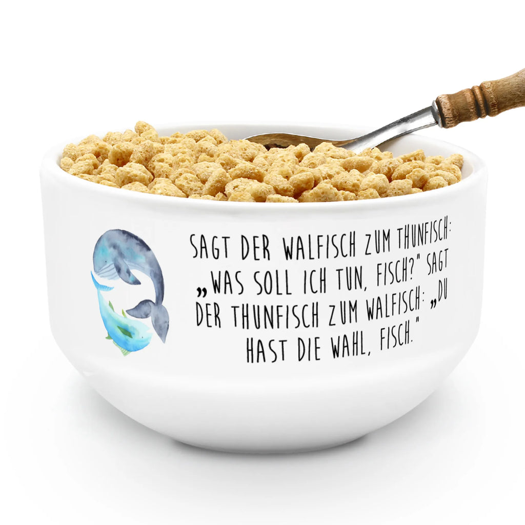 miska na musli wieloryb tuńczyk Motywy zwierzęce, dobra energia, zabawne powiedzonka, zwierzęta