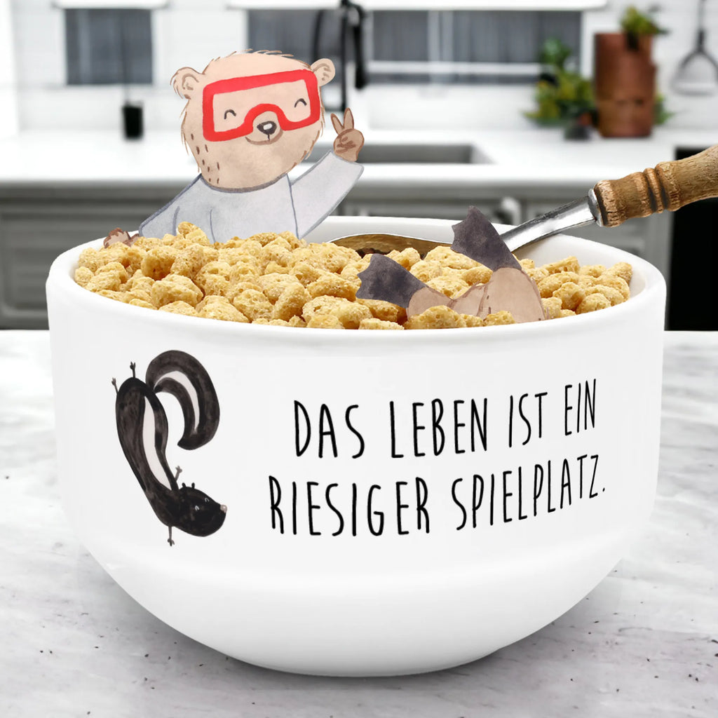 Müslischale Stinktier Handstand Frühstücksschalen, Müslischale Porzellan, Snackschale, Müsli schale, Müslischale, Keramik Schüssel, Schöne Müslischalen, Müslischale Keramik, Müsli schalen, Porzellan Schale, Obstschale, Müslischale mit Spruch, Müslischale lustig, Schüssel, Müslischüssel, Suppenschüssel, Bunte Müslischalen, Weiße Müslischalen, Müslischalen bunt, Früstücksschüssel, Keramik Müslischale, Salatschüssel, Dessertschüssel, Stinktier, Skunk, Kind, Spielplatz, Raubtier, Stinki, Stinker, verpielt, Wildtier
