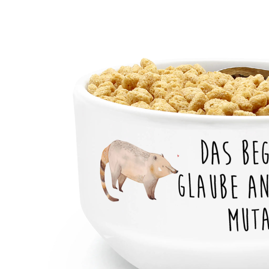 Muesli Bowl Coati fruit bowl, breakfast bowl, porcelain bowl, cereal dish, cereal bowl, bowl, salad bowl, snack bowl, ceramic bowl, dessert bowl, soup bowl, small animals, cute, funny, cute animal motives, hand drawn, small world, funny sayings, good mood, happy, gifts, gift ideas, special gifts, animal lover, card, Nose bear, nose bear, trunk bear, bear