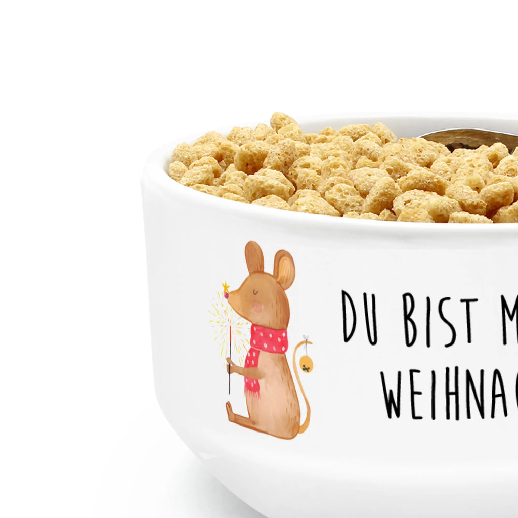 miska na musli mysz Boże Narodzenie Zima, Boże Narodzenie, dekoracje świąteczne, Mikołaj, Adwent, Wigilia, zimowy motyw