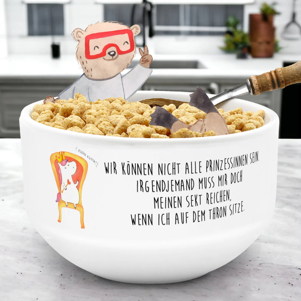 Muesli Bowl unicorn king salad bowl, bowl, cereal dish, soup bowl, ceramic bowl, snack bowl, fruit bowl, cereal bowl, dessert bowl, breakfast bowl, porcelain bowl, unicorn, unicorns, King, Chancellor, Emperor, Unicorn, Ruler, friend gift, Crown, President, Prosecco, Present friend, Princess