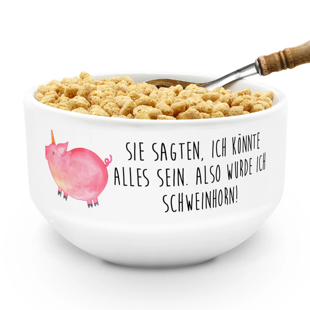 Muesli Bowl unicorn Pig salad bowl, cereal dish, breakfast bowl, cereal bowl, fruit bowl, dessert bowl, porcelain bowl, soup bowl, bowl, ceramic bowl, snack bowl, unicorn, unicorns, Unicorn, pigcorn, Pig, girlfriend gift, Funny saying, piggycorn, piggy