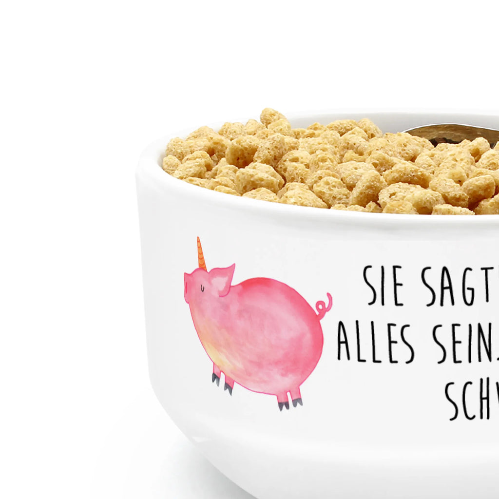 Muesli Bowl unicorn Pig salad bowl, cereal dish, breakfast bowl, cereal bowl, fruit bowl, dessert bowl, porcelain bowl, soup bowl, bowl, ceramic bowl, snack bowl, unicorn, unicorns, Unicorn, pigcorn, Pig, girlfriend gift, Funny saying, piggycorn, piggy