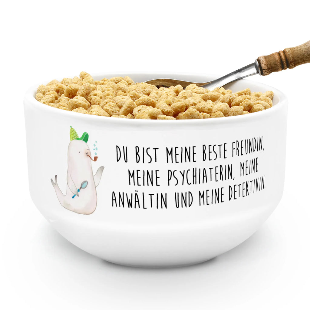 Müslischale Robbe Sherlock Müsli schalen, Müslischalen bunt, Weiße Müslischalen, Müslischale Porzellan, Porzellan Schale, Müslischale Keramik, Dessertschüssel, Salatschüssel, Snackschale, Schüssel, Müslischale, Müslischale mit Spruch, Müslischüssel, Schöne Müslischalen, Müslischale lustig, Früstücksschüssel, Keramik Müslischale, Bunte Müslischalen, Müsli schale, Obstschale, Suppenschüssel, Keramik Schüssel, Frühstücksschalen, Tiermotive, Gute Laune, lustige Sprüche, Tiere