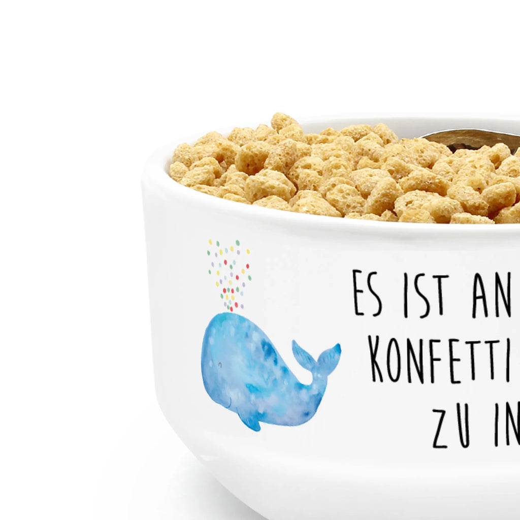miska na musli wieloryb konfetti Zwierzeta morskie, Morze, Wakacje