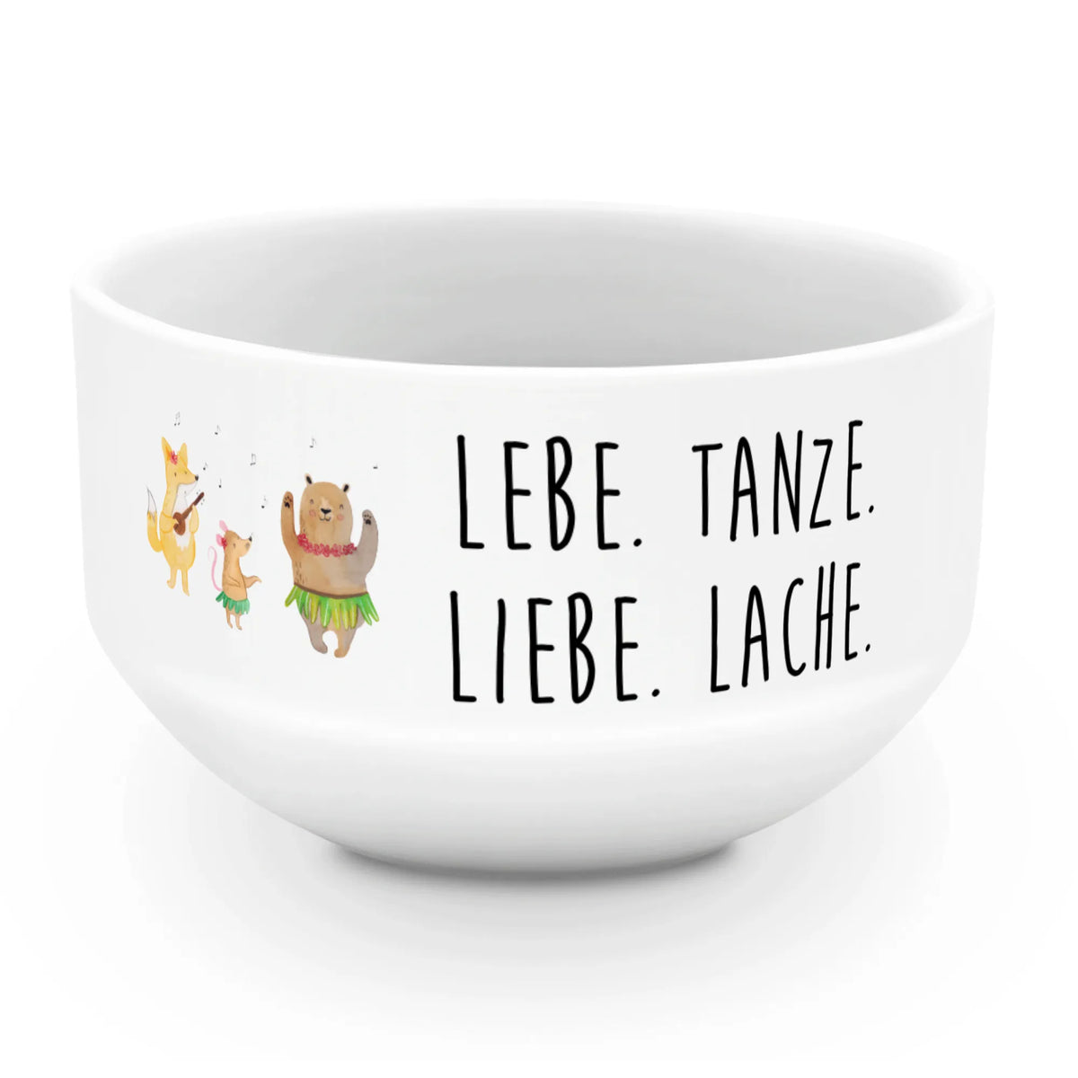 Muesli Bowl forest animals Aloha cereal bowl, cereal dish, bowl, porcelain bowl, soup bowl, snack bowl, ceramic bowl, breakfast bowl, dessert bowl, fruit bowl, salad bowl, small animals, cute, funny, cute animal motives, hand drawn, small world, funny sayings, good mood, happy, gifts, gift ideas, special gifts, animal lover, card, forest, life, forest animals, hedgehog, aloha, bear, music, laughter, dancing, rabbit