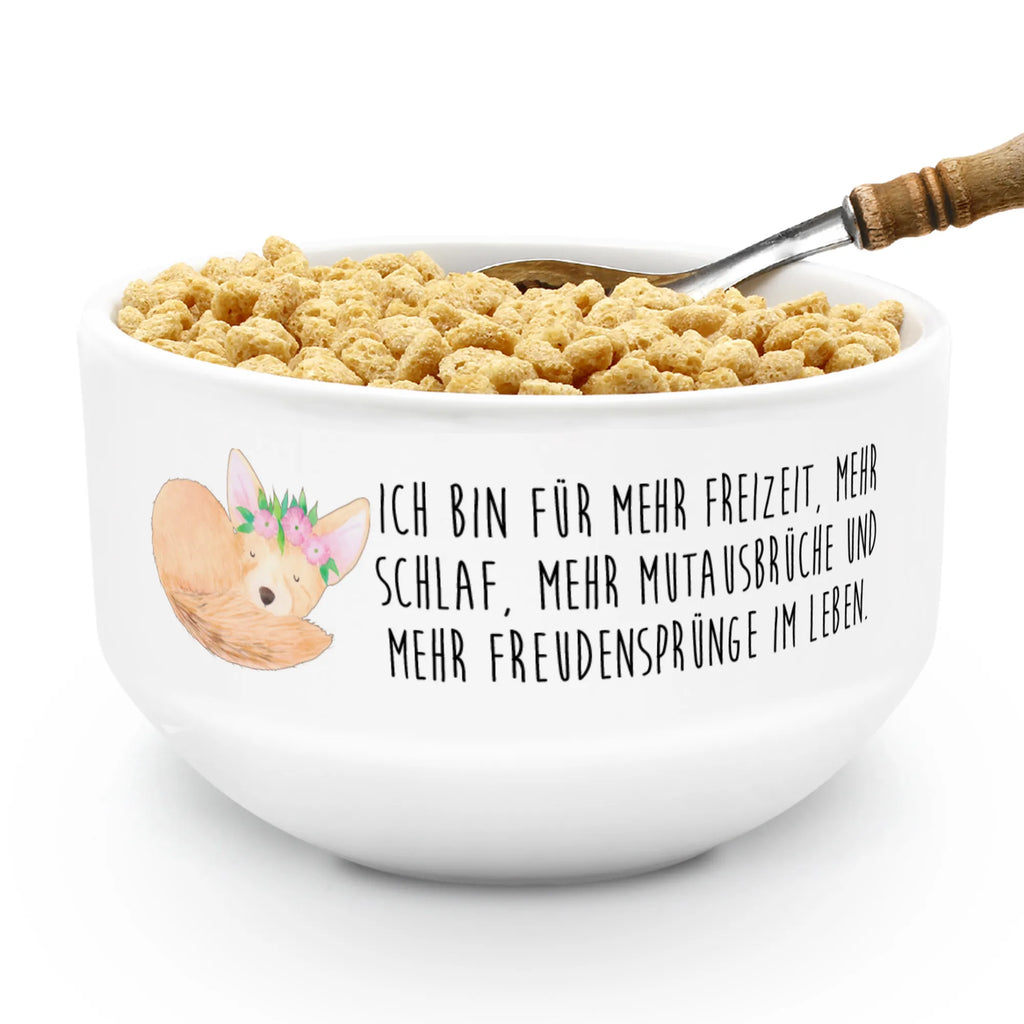 miska na musli lis pustynny kwiaty Afryka, dzikie zwierzęta