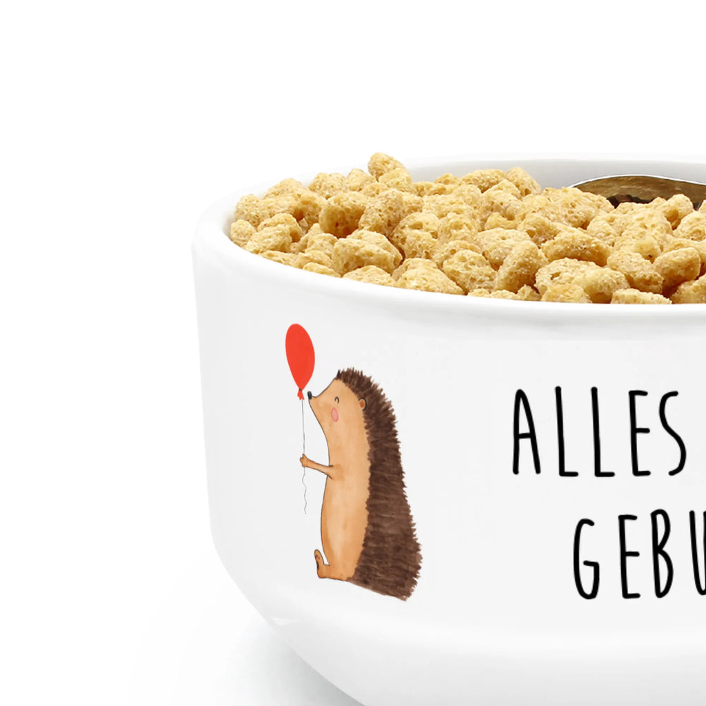 Muesli Bowl Hedgehog balloon salad bowl, fruit bowl, snack bowl, porcelain bowl, dessert bowl, ceramic bowl, soup bowl, cereal dish, cereal bowl, breakfast bowl, bowl, small animals, cute, funny, cute animal motives, hand drawn, small world, funny sayings, good mood, happy, gifts, gift ideas, special gifts, animal lover, card, Happy Birthday, Balloon, Birthday Child, hedgehog, Birthday