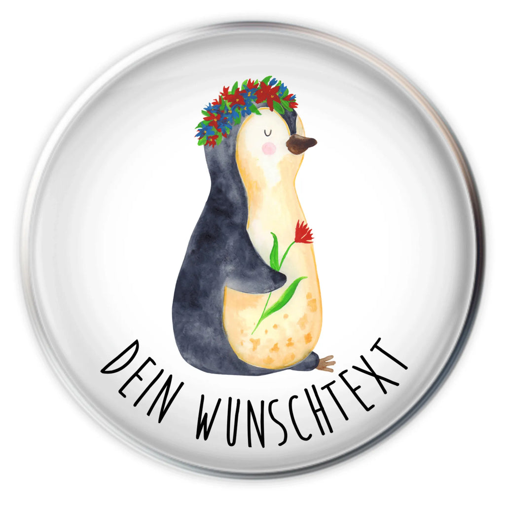 Spersonalizowany korek do umywalki pingwin kwiaty Pinguin