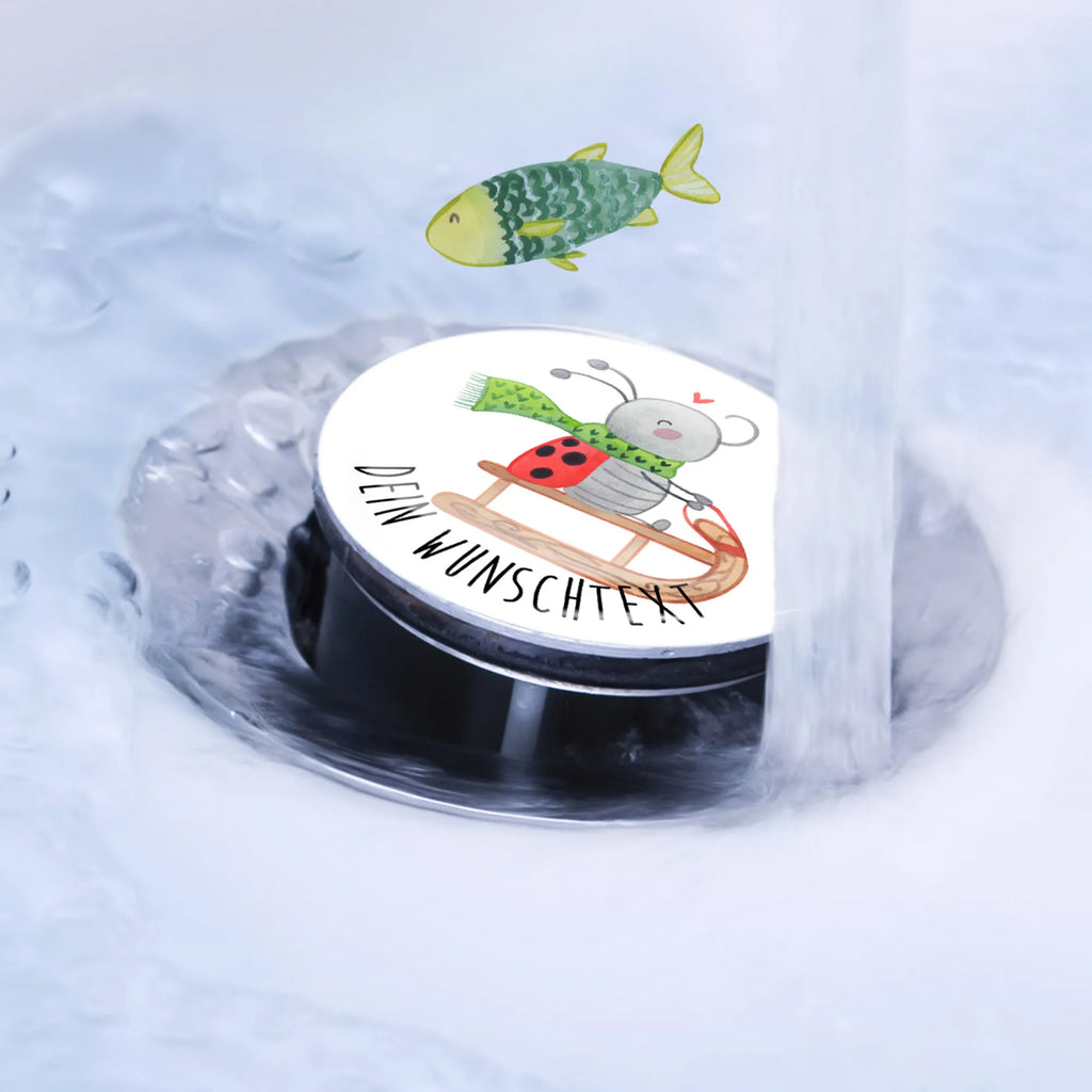 Personalized sink plug Smörle sledding Winter, Christmas, Christmas time, snow