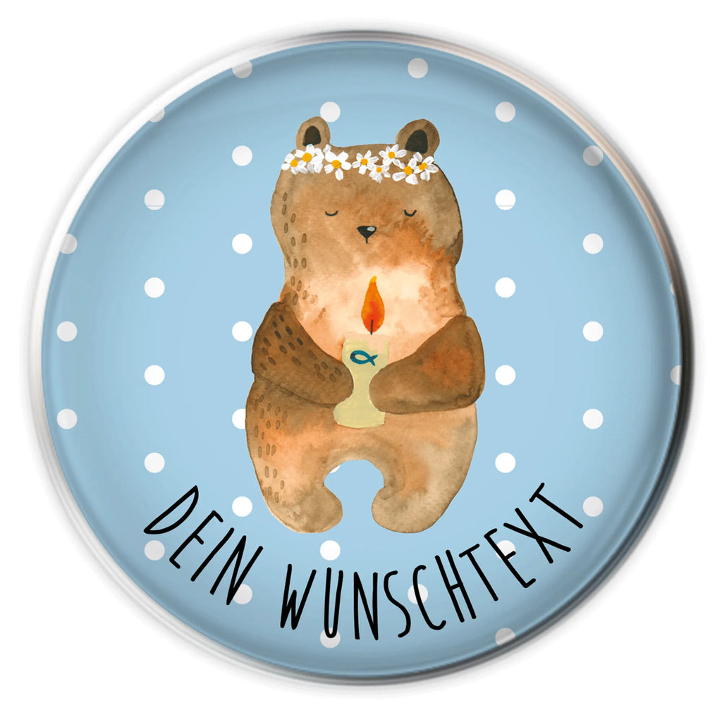 Personalized sink plug bear communion bear, teddy, teddy bear, cuddly toy, God's blessing, baptismal candle, communion, catholic