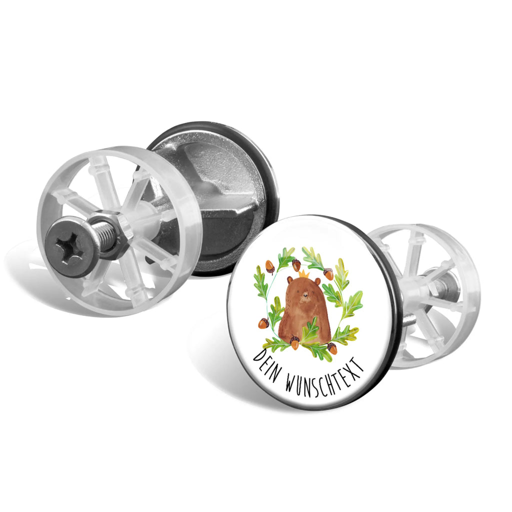 Personalized sink plug bear king bear, teddy, teddy bear, cuddly toy, best daddy, Bear, Dad, Daddy, world best daddy, Father, Daddy Bear, Father's Day