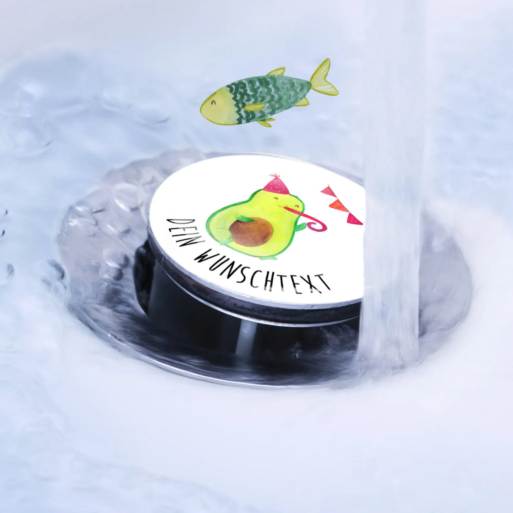 Personalized sink plug avocado party time avocado, vegetables