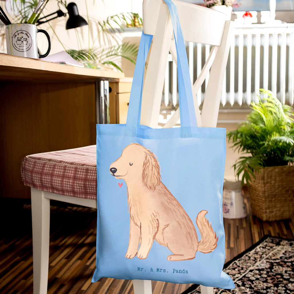 Tote bag Cocker Spaniel Moment Stoffbeutel, Jutetasche, Einkaufstasche, Tragetasche, Laptoptasche, Badetasche, Stofftasche, Strandtasche, Einkaufstüte, Jutebeutel, Tasche, Schultertasche, Umhängetasche, Shopper, Beutel, Beuteltasche, Hund, Hunderasse, Rassehund, Hundebesitzer, Geschenk, Tierfreund, Schenken, Welpe, Cocker Spaniel, Englische Cockerspaniel
