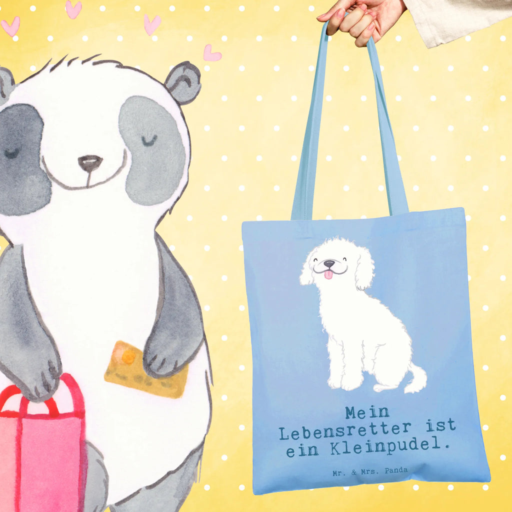Torba Mały pudel ratownik Tragetasche, Beuteltasche, Jutetasche, Laptoptasche, Beutel, Stofftasche, Schultertasche, Einkaufstasche, Tasche, Jutebeutel, Einkaufstüte, Badetasche, Shopper, Strandtasche, Stoffbeutel, Umhängetasche, Hund, Hunderasse, Rassehund, Hundebesitzer, Geschenk, Tierfreund, Schenken, Welpe, Kleinpudel, Pudel