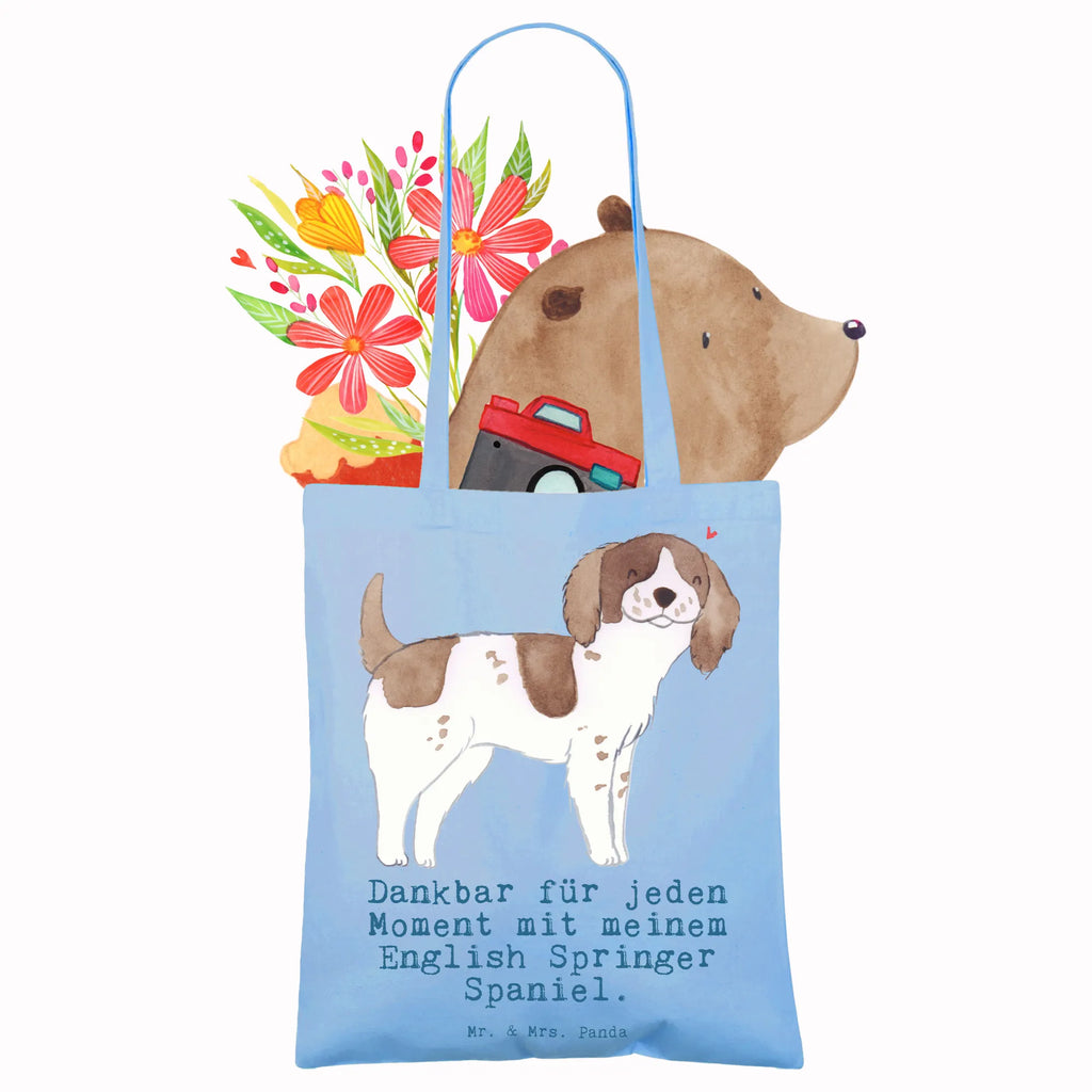 Tote bag English Springer Spaniel Moment cloth bag, shopper, shoulder bag, jute bag, bag, cotton bag, Carrier bag, shopping bag, pouch, Dog, dog breed, purebred dog, dog owner, gift, animal lover, giving, puppy