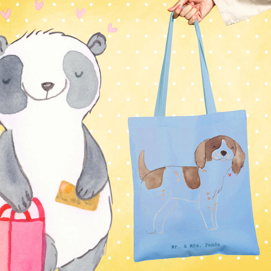 Tote bag English Springer Spaniel Moment cloth bag, shopper, shoulder bag, jute bag, bag, cotton bag, Carrier bag, shopping bag, pouch, Dog, dog breed, purebred dog, dog owner, gift, animal lover, giving, puppy