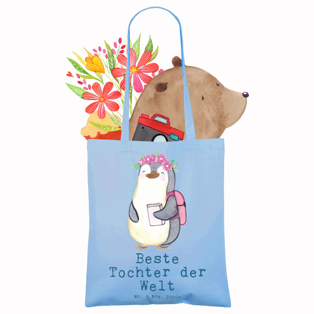 Tragetasche Pinguin Beste Tochter der Welt tragbeutel, Laptoptasche, Tüte, Schulbeutel, Strandtasche, festivaltasche, umhängebeutel, Umhängetasche, festival tasche, textiltasche, Uni Tasche, Einkaufstasche, universaltasche, Shopper, schultertasche baumwolle, einkaufstasche baumwolle, beutel baumwolle, Büchertasche, Tasche, totebag, canvas tasche, Freizeittasche, Stoffbeutel, Shopping Tasche, Stoff-Tragetasche, tragetasche baumwolle, Henkeltasche, Jutebeutel, dokumententasche, henkeltasche baumwolle, tasche baumwolle, umhängetasche baumwolle, stoff shopper, campus tasche, Einkaufsbeutel, studententasche, Alltagstasche, Unitasche, baumwoll shopper, Baumwolltasche, Stofftasche, Tote Bag, Schultertasche, schulterbeutel, Baumwoll-Shopper, Baumwoll-Tragetasche, einkaufsshopper, Beutel, stofftasche baumwolle, Jutetasche, Schultasche, Einkaufstüte, Baumwollbeutel, freizeitbeutel, Tragetasche, textilbeutel, Geschenkidee, Geschenk, Schenken, Mitbringsel, Geburtstag, Geburtstagsgeschenk, für, Danke, Dankeschön, Bedanken, Freude machen, Geschenktipp, Kinder, Vater, Kind, Belohnung, Kleine, Tochter, Mutter, Töchter, Geburt, Familie, Töchterchen