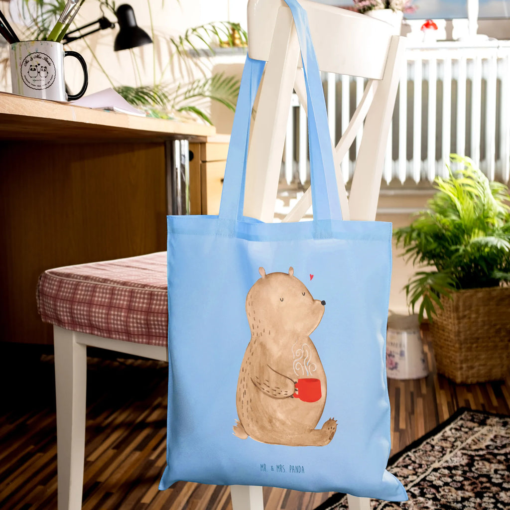 Tote bag bear morning coffee jute bag, cloth bag, pouch, shopper, Carrier bag, shopping bag, shoulder bag, bag, cotton bag, Love, Loving, Two, Together, Marriage, Engagement, Proposal of marriage, Love gift, gift for her, gift for him, anniversary gift, Valentine&#39;s Day Gift for Women Love Gift Anniversary Wedding Anniversary Party Favor Gift for Girlfriend Gift for Partner Boyfriend Gift Token of Love for Men for Husband