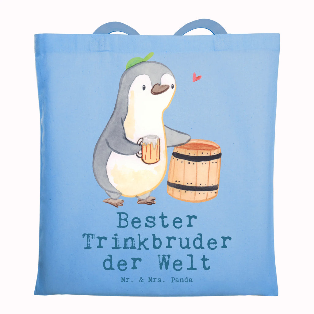 Tragetasche Pinguin Bester Trinkbruder der Welt Beuteltasche, Strandtasche, Umhängetasche, Schultertasche, Stoffbeutel, Jutetasche, Badetasche, Stofftasche, Jutebeutel, Einkaufstüte, Tragetasche, Laptoptasche, Einkaufstasche, Tasche, Beutel, Shopper, für, Dankeschön, Geschenk, Schenken, Geburtstag, Geburtstagsgeschenk, Geschenkidee, Danke, Bedanken, Mitbringsel, Freude machen, Geschenktipp, Trinken, Party, Kumpel, Kleinigkeit, Trinkkumpel, Saufkumpane, Trinkbruder, Kumpane