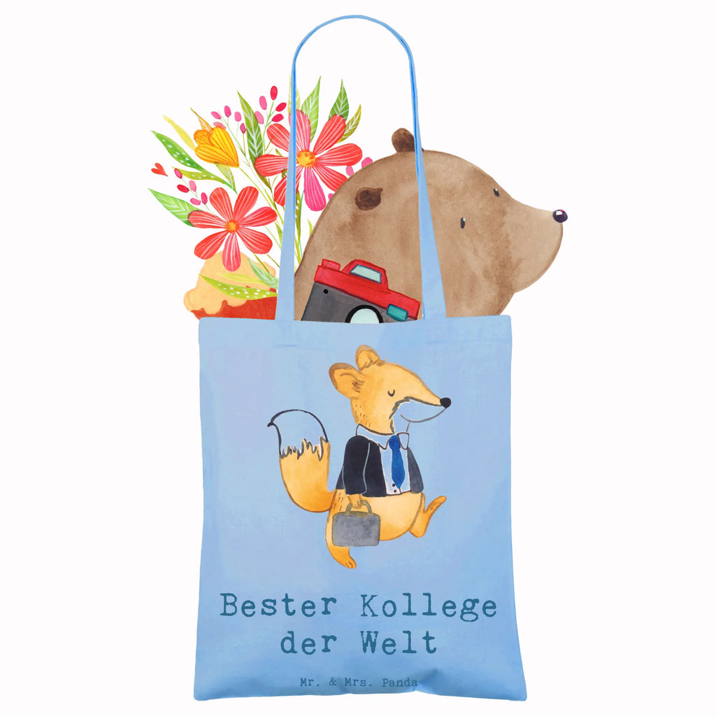 Tragetasche Fuchs Bester Kollege der Welt Tasche, Beutel, Jutetasche, Laptoptasche, Tragetasche, Umhängetasche, Strandtasche, Beuteltasche, Einkaufstasche, Stofftasche, Badetasche, Einkaufstüte, Stoffbeutel, Jutebeutel, Schultertasche, Shopper, für, Dankeschön, Geschenk, Schenken, Geburtstag, Geburtstagsgeschenk, Geschenkidee, Danke, Bedanken, Mitbringsel, Freude machen, Geschenktipp, Mitarbeiter, Arbeitskollege, Beruf, Berufsgenosse, Ruhestand, Büro, Kollege, Arbeit, Abschiedsgeschenk