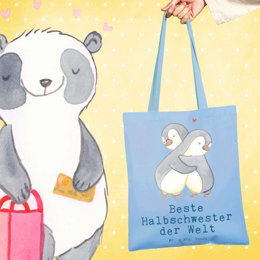 Tote bag penguin Best Half Sister in the World henkeltasche baumwolle, Büchertasche, universaltasche, einkaufsshopper, dokumententasche, Freizeittasche, Laptoptasche, umhängebeutel, stoff shopper, einkaufstasche baumwolle, Tüte, Strandtasche, Beutel, Schultertasche, beutel baumwolle, Baumwoll-Tragetasche, campus tasche, totebag, Shopper, stofftasche baumwolle, Schulbeutel, Henkeltasche, Tragetasche, Shopping Tasche, Baumwolltasche, baumwoll shopper, Einkaufsbeutel, Uni Tasche, umhängetasche baumwolle, Einkaufstüte, textiltasche, tragetasche baumwolle, schultertasche baumwolle, tasche baumwolle, freizeitbeutel, Stoffbeutel, Umhängetasche, festivaltasche, Stoff-Tragetasche, canvas tasche, Jutebeutel, Alltagstasche, Einkaufstasche, tragbeutel, schulterbeutel, Baumwollbeutel, Unitasche, Tote Bag, festival tasche, Stofftasche, Tasche, Baumwoll-Shopper, textilbeutel, Jutetasche, Schultasche, studententasche, Geschenkidee, Geschenk, Schenken, Mitbringsel, Geburtstag, Geburtstagsgeschenk, für, Danke, Dankeschön, Bedanken, Freude machen, Geschenktipp, Schwesterherz, Schwester, Liebe, Kleinigkeit, Familie, Schwestern, Halbschwester, Geschwister, Stiefgeschwister, Kinder, Sister, Beste, Tochter, Stiefschwester