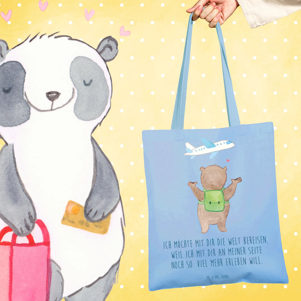 Tote bag bear Airplane Beutel, Beuteltasche, Jutebeutel, Schultertasche, Tragetasche, Stoffbeutel, Shopper, Tasche, Strandtasche, Umhängetasche, Einkaufstüte, Jutetasche, Stofftasche, Laptoptasche, Badetasche, Einkaufstasche, Liebe, Partner, Freund, Freundin, Ehemann, Ehefrau, Heiraten, Verlobung, Heiratsantrag, Liebesgeschenk, Jahrestag, Hocheitstag, Valentinstag, für Männer, Liebesbeweis, Mitbringsel, Hochzeitstag, Geschenk für Freundin, für Ehemann, Geschenk für Partner, Geschenk für Frauen