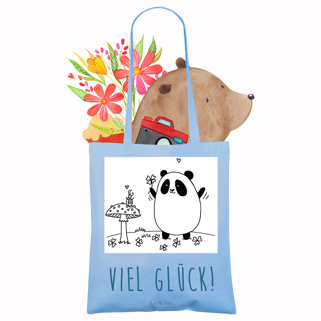 Tragetasche Panda Glück Einkaufstüte, Badetasche, Laptoptasche, Beuteltasche, Schultertasche, Tasche, Umhängetasche, Strandtasche, Jutebeutel, Stoffbeutel, Stofftasche, Jutetasche, Beutel, Einkaufstasche, Tragetasche, Shopper