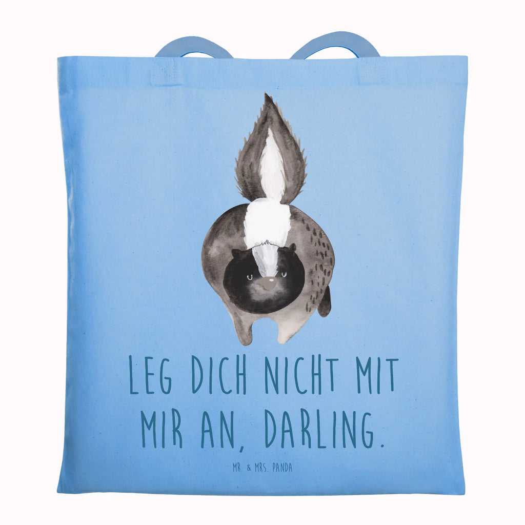 Tote bag skunk attack shopping bag, Carrier bag, shopper, pouch, jute bag, bag, cotton bag, cloth bag, shoulder bag, Skunk, skunk, threatening, stinker, stinky, predator, wild animal, angry