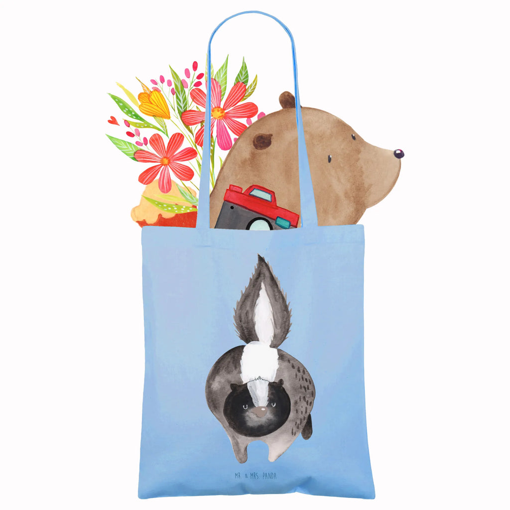 Tote bag skunk attack shopping bag, Carrier bag, shopper, pouch, jute bag, bag, cotton bag, cloth bag, shoulder bag, Skunk, skunk, threatening, stinker, stinky, predator, wild animal, angry