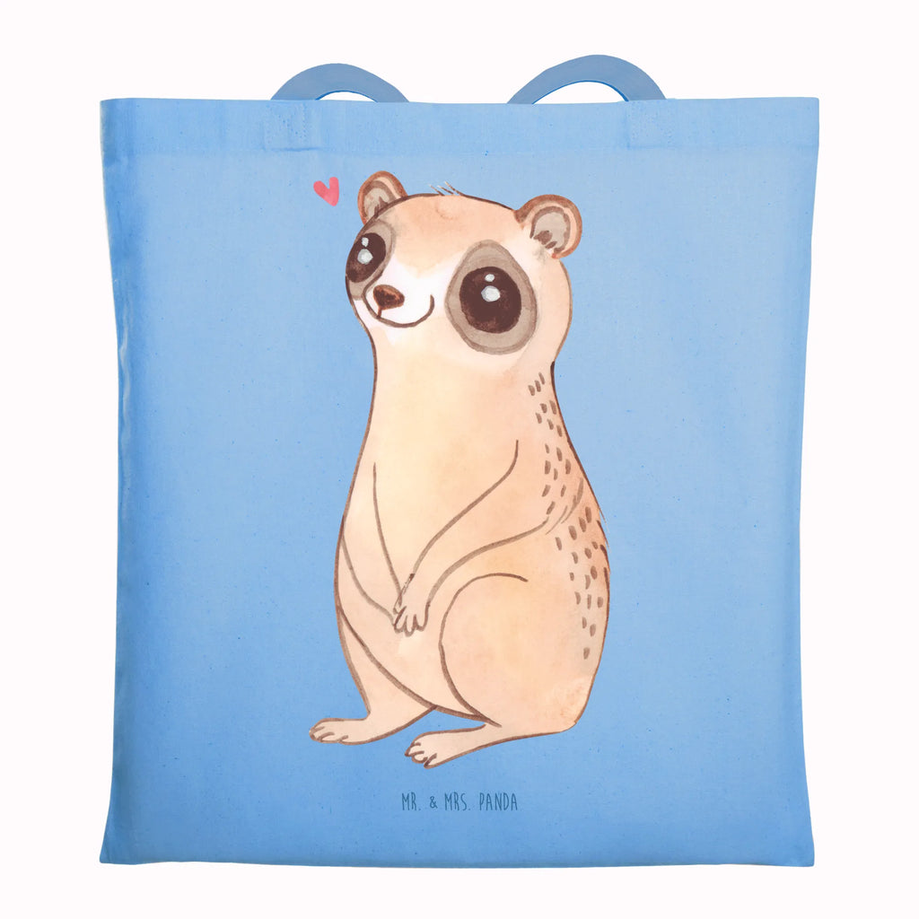 Tote bag Slow loris Happy Laptoptasche, Jutebeutel, Shopper, Tragetasche, Alltagstasche, Strandtasche, Leinentasche, Beuteltasche, Schultasche, uni tasche, baumwollbeutel, büchertasche, Einkaufstasche, Stoffbeutel, Henkeltasche, Einkaufsbeutel, Badetasche, Jutetasche, Beutel, Tasche, Schultertasche, Baumwolltasche, tote bag, Tüte, Statementbeutel, unitasche, shopping tasche, Stofftasche, bedruckte tasche, Einkaufstüte, Umhängetasche, Tiermotive, Tiere, lustige Sprüche, Gute Laune, Glück, Niedlich, Plumplori