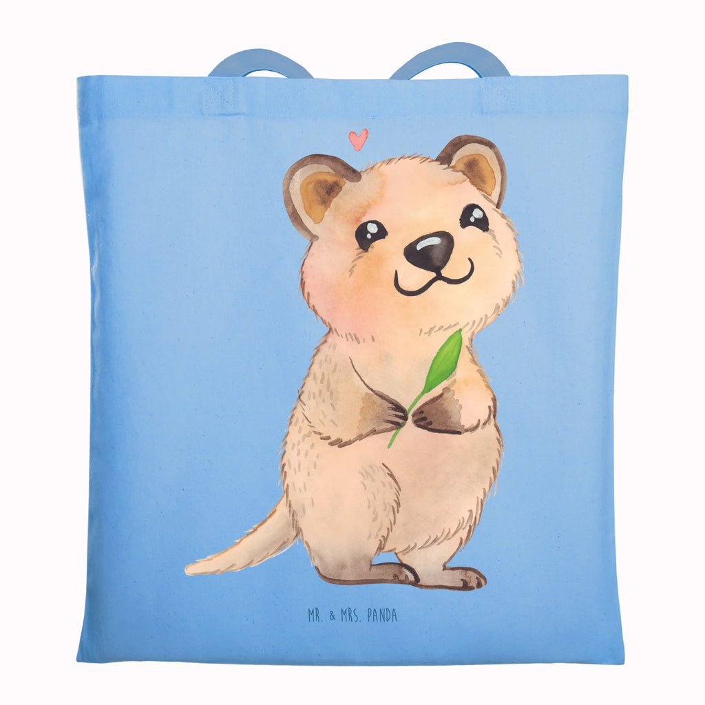 Tote bag Quokka Happy shopping bag, cotton bag, jute bag, shoulder bag, bag, pouch, shopper, Carrier bag, cloth bag, small animals, cute, funny, cute animal motives, hand drawn, small world, funny sayings, good mood, happy, gifts, gift ideas, special gifts, animal lover, card
