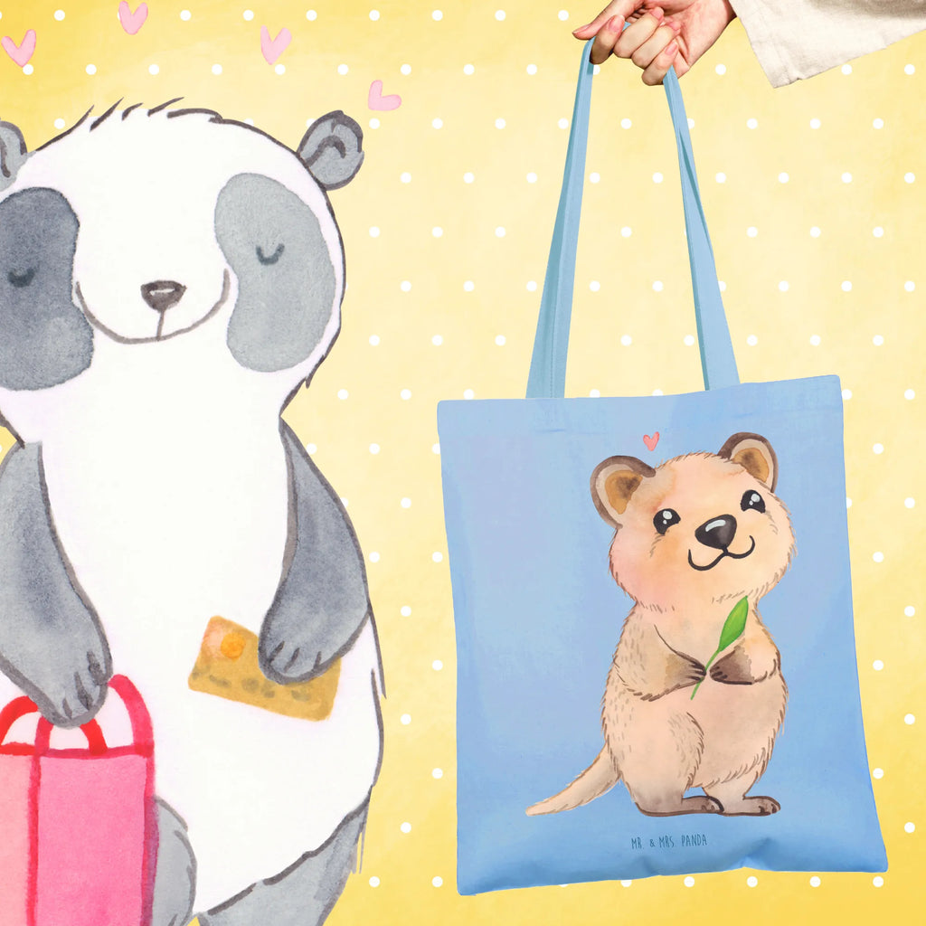 Tote bag Quokka Happy shopping bag, cotton bag, jute bag, shoulder bag, bag, pouch, shopper, Carrier bag, cloth bag, small animals, cute, funny, cute animal motives, hand drawn, small world, funny sayings, good mood, happy, gifts, gift ideas, special gifts, animal lover, card
